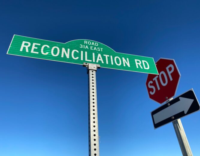 Controversial Manitoba road renamed in spirit of reconciliation