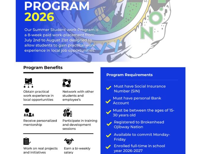 2026 Summer Student Work Program